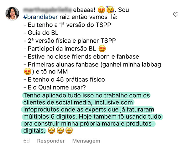 Depoimento de cliente 2 — 365 Dias de Branding