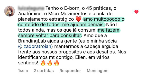 Depoimento de cliente 4 — 365 Dias de Branding